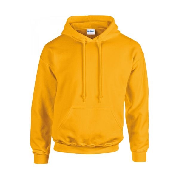 Bluza z kapturem Gildan Heavy Blend ®. Żółte bluzy z kapturem GILDAN, m, bez wzorów, z bawełny, z kapturem. Za 81.30 zł.