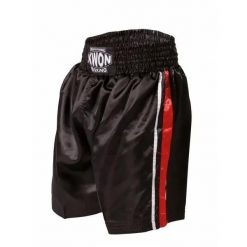 Spodenki bokserskie Kwon Professional Boxing Str. Czarne krótkie spodenki sportowe KWON, bez wzorów. Za 171.00 zł.
