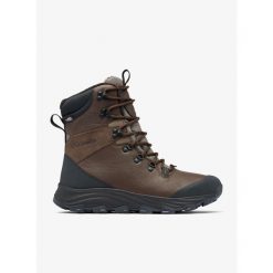 Buty zimowe męskie Columbia Expeditionist Extreme. Brązowe buty turystyczne Columbia, na zimę, bez wzorów, bez zapięcia. Za 657.99 zł.