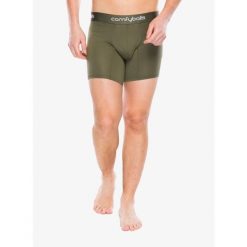 Bokserki termoaktywne męskie Comfyballs Long Performance. Zielone bielizna termoaktywna COMFYBALLS, m, bez wzorów, bez ramiączek. Za 134.99 zł.