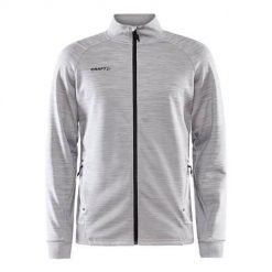 Bluza sportowa męska Craft Adv Unify. Szare bluzy bez kaptura Craft, m, bez wzorów, z materiału, bez kaptura. Za 399.00 zł.