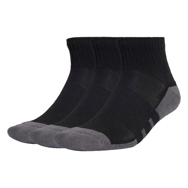 Skarpetki Essentials CLIMACOOL Quarter 3 Pair. Czarne skarpety Adidas, bez wzorów, z bawełny. Za 44.95 zł.