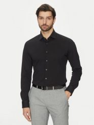 Michael Kors Koszula MD0MD91392 Czarny Slim Fit. Czarne koszule Michael Kors, m, bez wzorów, z bawełny, bez kołnierzyka, bez ramiączek. Za 309.99 zł.