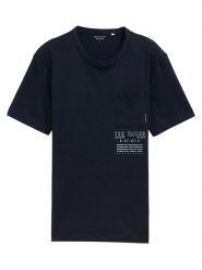 Tom Tailor Koszulka w kolorze granatowym rozmiar: L. Niebieskie bezrękawniki Tom Tailor, l, bez wzorów, z bawełny, bez kołnierzyka, bez ramiączek. Za 43.99 zł.