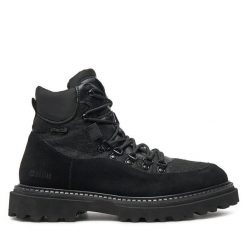 Trapery Big Star Shoes. Czarne trapery BIG STAR SHOES, bez zapięcia. Za 499.99 zł.