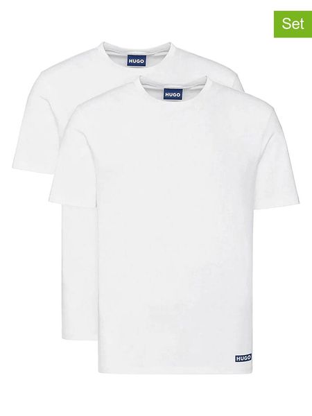 Hugo Boss Fashion Koszulki (2 szt.) w kolorze białym rozmiar: M. Białe bezrękawniki Hugo Boss Fashion, m, bez wzorów, bez kołnierzyka, bez ramiączek. Za 157.73 zł.