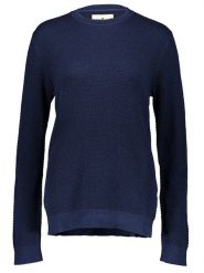 Jack & Jones Sweter w kolorze granatowym rozmiar: L. Niebieskie swetry nierozpinane Jack & Jones, l, bez wzorów, bez kołnierzyka, bez ramiączek. Za 84.01 zł.
