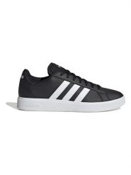 Adidas Sneakersy "Grand Court Base 2.0" w kolorze czarnym rozmiar: 42. Czarne buty sportowe casual Adidas, bez wzorów, bez zapięcia. Za 156.98 zł.