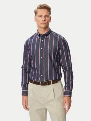 Tommy Hilfiger Koszula Poplin MW0MW44588 Granatowy Regular Fit. Niebieskie koszule Tommy Hilfiger, m, bez wzorów, z bawełny, bez kołnierzyka, bez ramiączek. Za 409.99 zł.