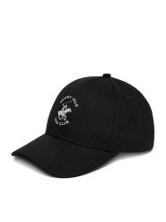 Beverly Hills Polo Club Czapka z daszkiem CWBEO-BHPC-U3-003-SS26 Czarny. Czarne czapki z daszkiem Beverly Hills Polo Club, bez wzorów, z bawełny. Za 79.99 zł.