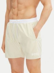 BOSS Szorty kąpielowe Starfish 50514429 Écru Regular Fit. Kąpielówki Boss, m, bez wzorów, z syntetyku. Za 199.99 zł.