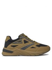 Calvin Klein Sneakersy Low Top Lace Up HM0HM01363 Zielony. Zielone buty sportowe casual CALVIN KLEIN, bez wzorów, z materiału, bez zapięcia. Za 489.99 zł.