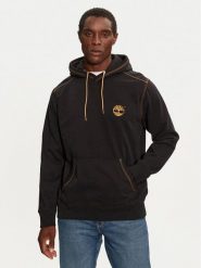 Timberland Bluza TB0A6VEA0011 Czarny Regular Fit. Czarne bluzy Timberland, m, bez wzorów, z bawełny, bez kaptura. Za 529.99 zł.