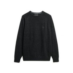 Sweter z mieszanki wełny Superdry. Szare swetry nierozpinane Superdry, na zimę, m, bez wzorów, z wełny, bez kołnierzyka, bez ramiączek. Za 284.00 zł.
