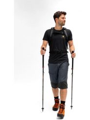 Maier Sports Szorty funkcyjne "Stoneflex" w kolorze antracytowym rozmiar: 56. Czarne szorty Maier Sports, bez wzorów, z materiału. Za 218.57 zł.
