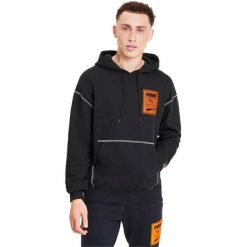 Bluza z kapturem męskie Puma Recheck Pack Graphic Hoodie. Czarne bluzy z kapturem Puma, m, bez wzorów, z bawełny, z kapturem. Za 290.00 zł.