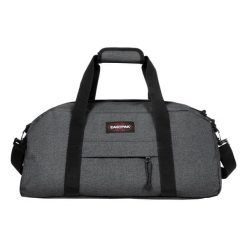 Torba podróżna Eastpak Stand + Black Denim. Czarne torby na ramię Eastpak, bez wzorów, z denimu, na ramię, bez dodatków. Za 297.50 zł.
