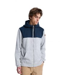 Bluza na zamek dla Mężczyzn KELLER BLOCK ZIP Czarny. Niebieskie bluzy z kapturem Quiksilver, m, bez wzorów, z materiału, z kapturem. Za 369.99 zł.