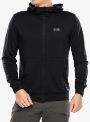 Bluza z kapturem męska Helly Hansen HH Lifa Tech Lite Zip Hoodie. Czarne bluzy z kapturem Helly Hansen, m, bez wzorów, z materiału, z kapturem. Za 402.50 zł.