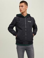Jack&Jones Kurtka przejściowa 12200208 Czarny Regular Fit. Czarne kurtki Jack&Jones, l, bez wzorów, z syntetyku, bez kaptura. Za 209.99 zł.