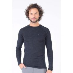 Koszulka termoaktywna męska Woolona Remus z długim rękawem 100% Merino. Niebieskie bielizna termoaktywna WOOLONA, l, bez wzorów, z wełny, bez ramiączek. W wyprzedaży za 306.00 zł.