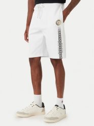 Beverly Hills Polo Club Szorty sportowe M6603B-HR Biały Regular Fit. Białe krótkie spodenki sportowe Beverly Hills Polo Club, m, bez wzorów, z bawełny. Za 171.99 zł.