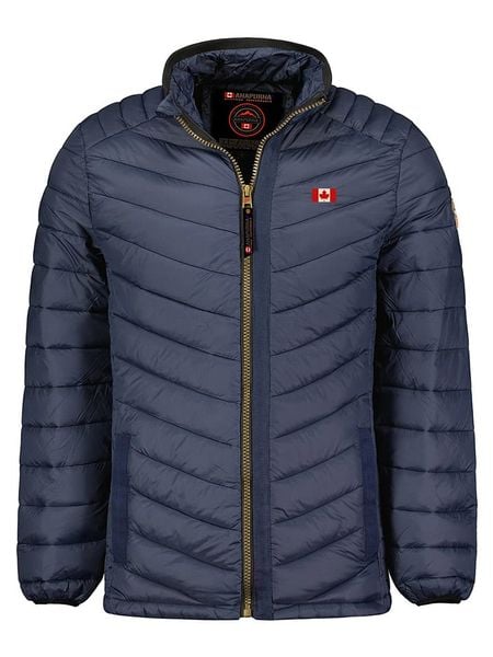 ANAPURNA Kurtka pikowana "Carlitana" w kolorze granatowym rozmiar: M. Niebieskie kurtki ANAPURNA, m, bez wzorów, bez kaptura. Za 157.73 zł.