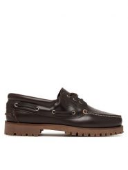 Gant Półbuty 33631463 Brązowy ciemny. Brązowe eleganckie półbuty GANT, bez wzorów, ze skóry, bez obcasa, bez zapięcia. Za 949.99 zł.