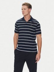 Paul&Shark Polo 25411233 Granatowy Regular Fit. Niebieskie koszulki polo PAUL&SHARK, m, bez wzorów, z bawełny, bez kołnierzyka, bez ramiączek. Za 789.99 zł.