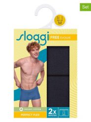 Sloggi Slipy (2 pary) w kolorze czarnym rozmiar: S. Czarne slipki Sloggi, s, bez wzorów. Za 50.95 zł.