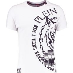 Plein Sport DYSON Tshirt z nadrukiem white. T-shirty Plein Sport. W wyprzedaży za 538.85 zł.