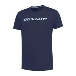 Koszulka sportowa męska Dunlop Essentials Tee. Niebieskie t-shirty sportowe Dunlop, bez wzorów, bez ramiączek, tenisowe. Za 79.99 zł.