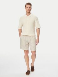 Jack & Jones Szorty materiałowe Bill 12253134 Beżowy Wide Leg. Brązowe szorty Jack & Jones, l, bez wzorów, ze lnu. Za 289.99 zł.