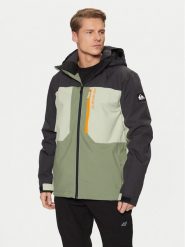 Quiksilver Kurtka narciarska Dawson EQYTJ03451 Zielony Slim Fit. Zielone kurtki narciarskie i snowboardowe Quiksilver, l, bez wzorów, z syntetyku, narciarskie. Za 779.99 zł.