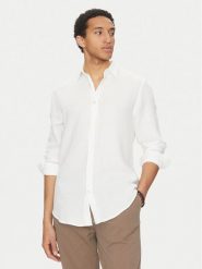 Guess Koszula M5GH85 WH831 Biały Regular Fit. Białe koszule Guess, m, z aplikacjami, z syntetyku, bez kołnierzyka, bez ramiączek. Za 239.99 zł.
