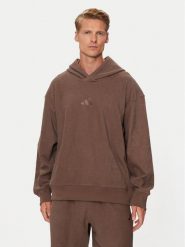 Adidas Bluza Elevated ALL SZN Terry Loop IY6578 Brązowy Loose Fit. Brązowe bluzy Adidas, l, bez wzorów, z bawełny, bez kaptura. Za 199.99 zł.