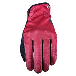 Rękawiczki STATEN - BORDOWE - M/9. Czerwone rękawiczki FIVE GLOVES, bez wzorów. Za 152.00 zł.