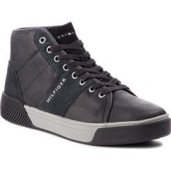 Sneakersy TOMMY HILFIGER - Leather Mix High Top Cupsole FM0FM01680 Black 990. Buty sportowe casual marki Tommy Hilfiger. W wyprzedaży za 349.00 zł.
