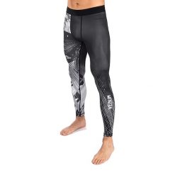 Legginsy treningowe męskie Venum Gorilla Jungle Spats. Czarne legginsy długie sportowe VENUM, m, bez wzorów. Za 229.99 zł.