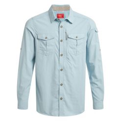 Męska Koszula Z Długim Rękawem Adventure III Nosilife. Niebieskie koszule Craghoppers, m, bez wzorów, bez kołnierzyka, bez ramiączek. Za 378.99 zł.