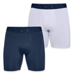 Bokserki męskie Under Armour 2-pak komplet. Niebieskie bokserki Under Armour, m, bez wzorów, z poliesteru. W wyprzedaży za 86.00 zł.