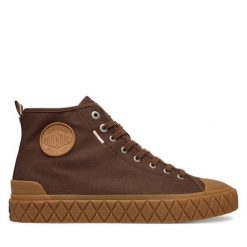 Trampki Palladium. Brązowe trampki Palladium, m, bez wzorów, bez zapięcia. Za 399.99 zł.