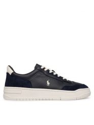 Polo Ralph Lauren Sneakersy 809P07527003 Granatowy. Niebieskie buty sportowe casual Polo Ralph Lauren, bez wzorów, ze skóry, bez zapięcia. Za 729.99 zł.