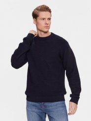 Hugo Sweter Sonderson 50500007 Granatowy Regular Fit. Niebieskie swetry rozpinane Hugo, l, bez wzorów, z bawełny, bez kołnierzyka, bez ramiączek. Za 339.99 zł.