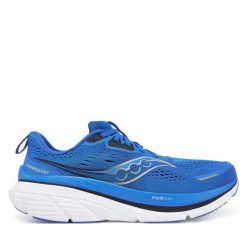 Buty do biegania Saucony. Niebieskie buty do biegania Saucony, bez wzorów, bez zapięcia, do biegania. Za 499.99 zł.