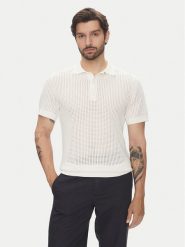 Lindbergh Polo 30-804126 Écru Relaxed Fit. Koszulki polo Lindbergh, m, bez wzorów, z bawełny, bez kołnierzyka, bez ramiączek. Za 209.99 zł.
