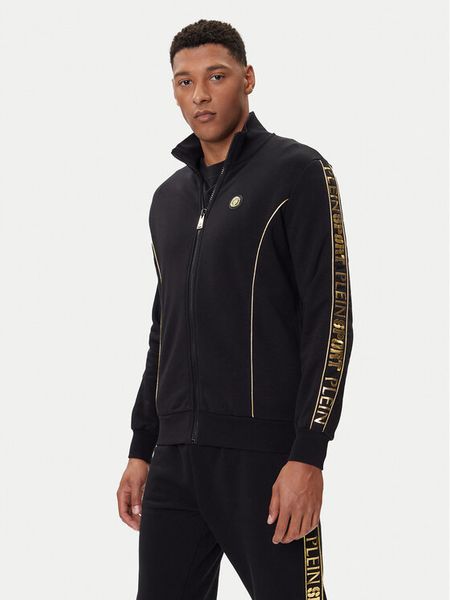 Plein Sport Bluza PAEC MJB3607 STE001N Czarny Regular Fit. Czarne bluzy Plein Sport, l, bez wzorów, z bawełny, bez kaptura. Za 1,222.00 zł.