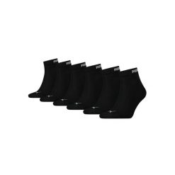 Puma Skarpety Elements Quarter 6-Pack 90798501. Czarne skarpety Puma, bez wzorów. Za 70.99 zł.