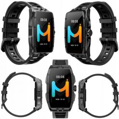 Smartwatch zegarek sportowy IMIKI Master Band Black. Czarne, cyfrowe zegarki IMIKI. Za 249.00 zł.