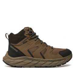 Trekkingi Karrimor. Brązowe botki sznurowane Karrimor, bez wzorów, bez obcasa, bez zapięcia. Za 329.99 zł.
